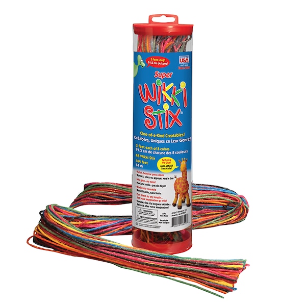 Wikki Stix Super Wikki Stix, 3 feet Long, PK48 809 - main